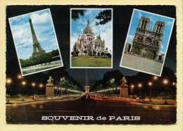 Souvenir De PARIS : Multivues / CPSM (voir Scan Recto/verso) - Multi-vues, Vues Panoramiques