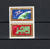 Romania 1974 Space, Intereuropa Set Of 2 MNH - Europe