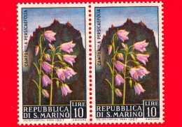 Nuovo - MNH - SAN MARINO - 1967 - Fiori - 3ª Emissione - Campanula Persicaefolia - 10 - Nuevos