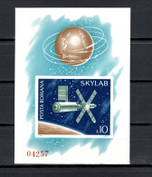 Romania 1974 Space, Skylab S/s Imperf. MNH -scarce- - Europa