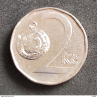 Coin Czech Repubilc Moeda 1993 2 Korun 1 - Repubblica Ceca