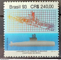 C 1877 Brazil Stamp Submarine Tamoio Military Ship 1993 - Neufs