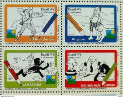 C 1873 Brazil Stamp International Biennial Of Comics Literature 1993 Complete Series - Neufs