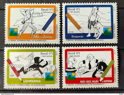 C 1873 Brazil Stamp Interental Biennial Comics Literature 1993 Complete Series - Neufs