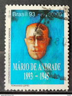 C 1869 Brazil Stamp Book Day Literature Mario De Andrade 1993 Circulated 1 - Usados