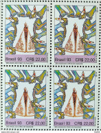 C 1864 Brazil Stamp 200 Years Of The Cirio De Nazare Religion Belem For 1993 Block Of 4 - Ungebraucht
