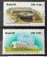 C 1859 Brazil Stamp School Of Engineering USP Politechnics And UFRJ Education Science 1993 Complete Series - Neufs