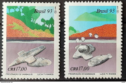 C 1861 Brazil Stamp Preservation Of Sambaquis Pre History 1993 Complete Series - Neufs