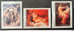 C 1837 Brazil Stamp 150 Years Old Pedro Americo Art 1993 Complete Series - Unused Stamps
