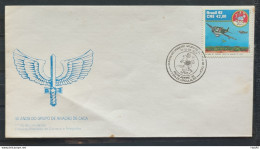 Brazil Envelope FDC 605 1993 Military Airplane CBC RJ 01 - FDC