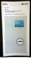 Brazil Brochure Edital 1993 22 Submarine Ship Without Stamp - Cartas & Documentos