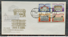 Brazil Envelope FDC 593 1993 Post Officers Postal Service CBC RJ - FDC