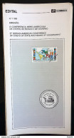 Brazil Brochure Edital 1993 07 Heads Of State Government Map Without Stamp - Cartas & Documentos