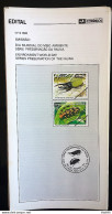 Brazil Brochure Edital 1993 06 Environment Fauna Without Stamp - Cartas & Documentos