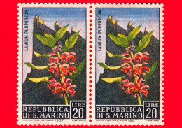 Nuovo - MNH - SAN MARINO - 1967 - Fiori - 3ª Emissione - Lamium Purpureum - 20 - Ungebraucht