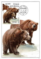 CM 991 Czech Rep. Nature Protection: Zoological Gardens III 2018 Grizzly Bear - Orsi