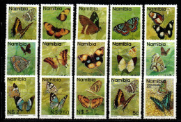 Namibia - Lot Aus 1993 - 1994 - Postfrisch MNH - Tiere Animals Schmetterlinge Butterflies - Schmetterlinge