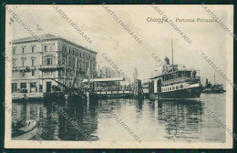 Venezia Chioggia Piroscafo ABRASA Cartolina QK2865 - Venezia