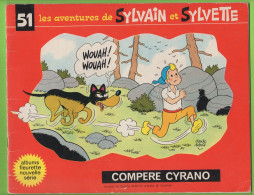 BD - LES AVENTURES DE SYLVAIN Et SYLVETTE - COMPÈRE CYRANO - N° 51 - 1972 - Sylvain Et Sylvette