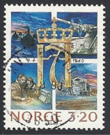 Norwegen, 1990, Mi.-Nr. 1042, Gestempelt - Usados