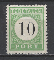 Curacao Port 3 Type 2 MLH ; Port Postage Due Timbre-taxe Postmarke Sellos De Correos 1889 - Curazao, Antillas Holandesas, Aruba