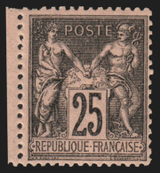 N°97, Sage 25c Noir Sur Rose, Neuf ** Sans Charnière - TB - 1876-1898 Sage (Tipo II)