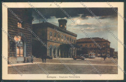 Bologna Città Stazione Chiaro Di Luna Cartolina ZT1947 - Bologna