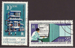 DDR, 1974, Michel-Nr. 1931-1932, Gestempelt - Gebraucht