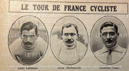 1911 LE TOUR DE FEANCE CYCLISTE - GARRIGOU - TROUSSELIER - FABER - BROCCO - CHRISTOPHE - PAUL - LE PLEIN AIR - Unclassified
