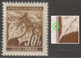 113/ Pof. 25, Plate Flaw, Stamps Field 30, Print Plate 2 - Ongebruikt
