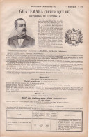République De GUATEMALA 4 Pages Annuaire Commerce DIDOT-BOTTIN 1905 étranger Amérique Du Sud - Documentos Históricos