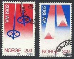 Norwegen, 1982, Mi.-Nr. 853-854, Gestempelt - Gebraucht