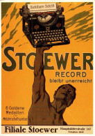 H1359 - TOP Stoewer Schreibmaschine Werbekarte Werbung Plakat - Gavel Verlag - Advertising