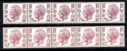 Belg. 1982  R 74**, 78** MNH (2 Scans) - Coil Stamps