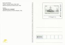 PAP Carte Postale Avec IDTimbre International 20g  Timbre Œuvres De La Marine - Listos A Ser Enviados: Otros (1995-...)