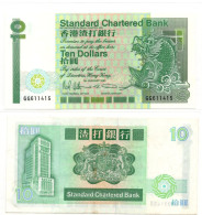 Hong Kong SCB 10 Dollars 1991 P-278 UNC - Hong Kong