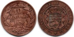 MA 32421 / Luxembourg 10 Centimes 1870 TB+ - Luxemburg