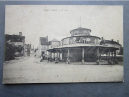 CPA 10 Aube ERVY Le CHATEL  - La Halle  - Enfant Avec Des échasses  Vers 1910 - Ervy-le-Chatel