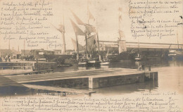 Bordeaux * Carte Photo 1902 * Bassin à Flots * Bateaux - Bordeaux