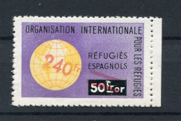!!! FISCAL, POUR LES REFUGIES ESPAGNOLS N°137 NEUF ** - Timbres