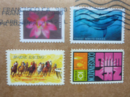 2024   2 Stamps Mint On A Letter + 2 Stamps Used - Cartas & Documentos