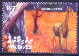 Maldives 2002 MNH, Macrauchenia Prehistoric Animals - Prehistorics