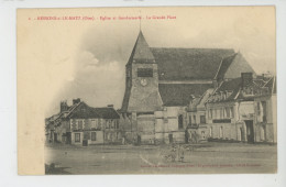 RESSONS SUR MATZ - Église Et Gendarmerie - La Grande Place - Ressons Sur Matz