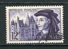FRANCE - JACQUES COEUR - N° Yvert  1034 Obli. Ronde De “PARIS” - Used Stamps