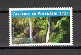 POLYNESIE  N°  684   NEUF SANS CHARNIERE COTE 8.40€    PAYSAGE CASCADE EAU - Unused Stamps