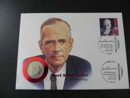 Deutschland Germany 2 Mark 1992 D - Kurt Schumacher - Numis Letter - 2 Marchi