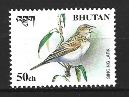 BHOUTAN. N°1275 De 1998. Alouette. - Zangvogels