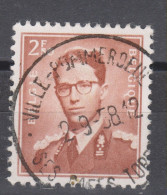 COB 1028 Oblitération Centrale Touristique VILLE-POMMEROEUL - 1953-1972 Lunettes