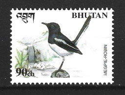 BHOUTAN. N°1277 De 1998. Shama Dayal. - Pájaros Cantores (Passeri)