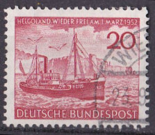 # (152) BRD 1952 Rückgabe Der Insel Helgoland O/used (A5-8) - Used Stamps